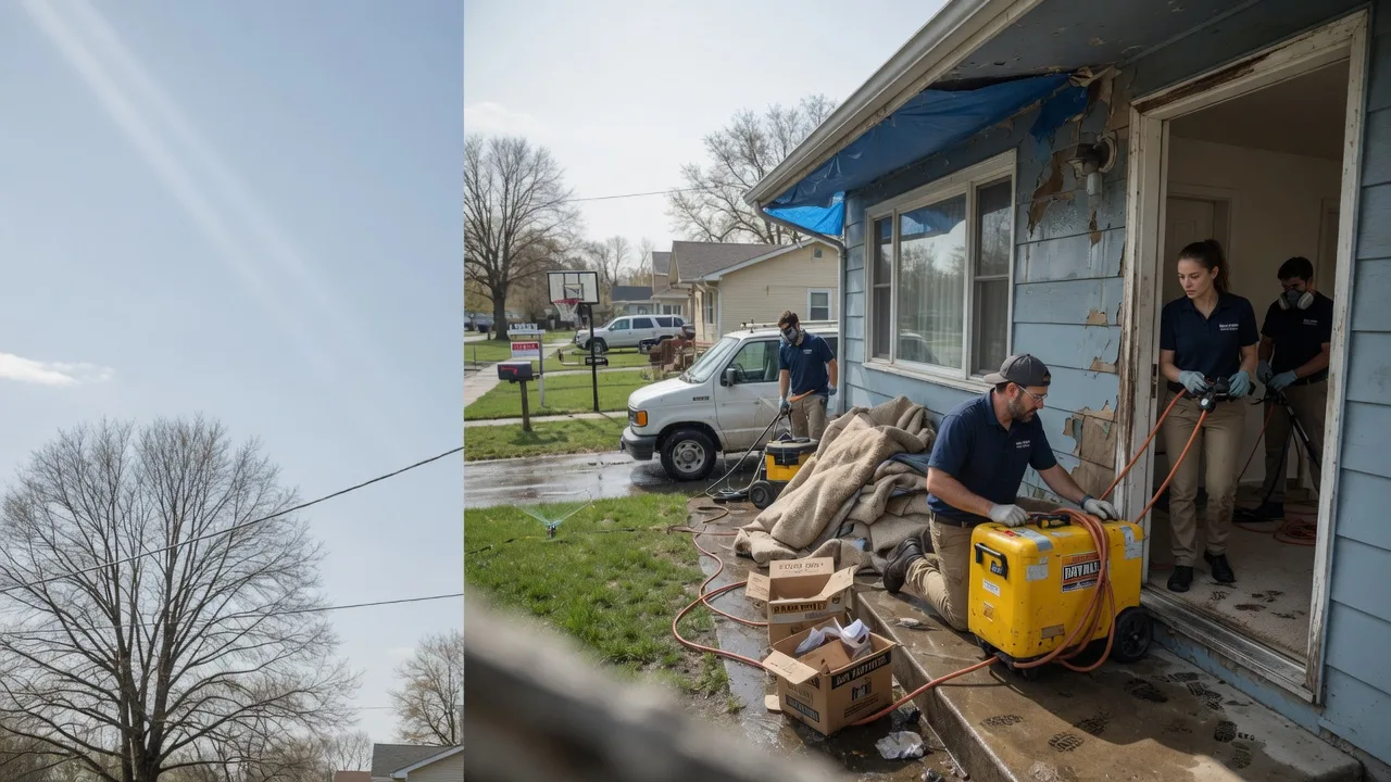 Basement Flood Cleanup in Corsicana, TX near me